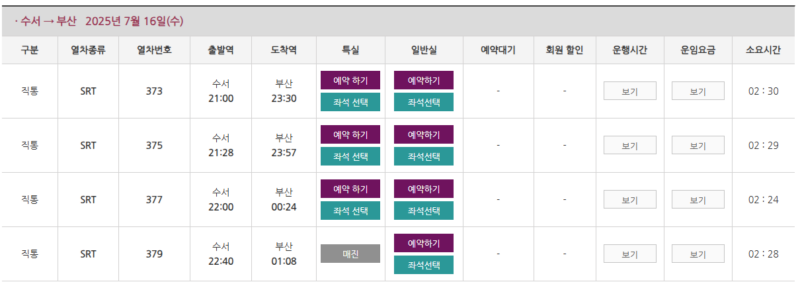 SRT 노선, SRT 할인, SRT 예약대기, SRT 취소 수수료, SRT KTX 차이