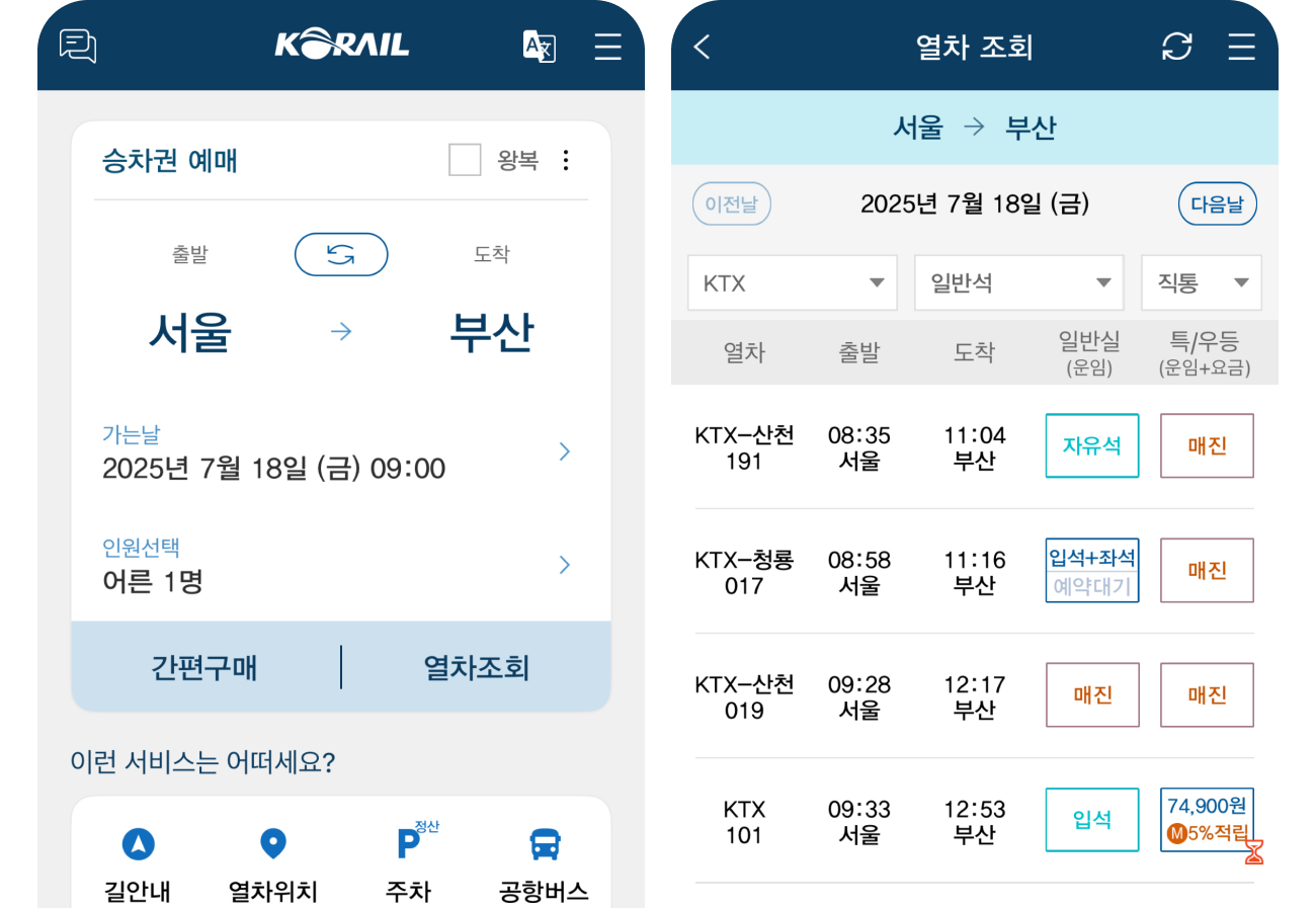 KTX 입석 꿀팁, KTX 입석 빈자리, 기차 입석 예매, KTX 자유석이란, KTX 매진